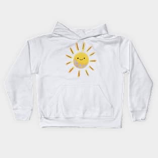 Cute floral sun Kids Hoodie